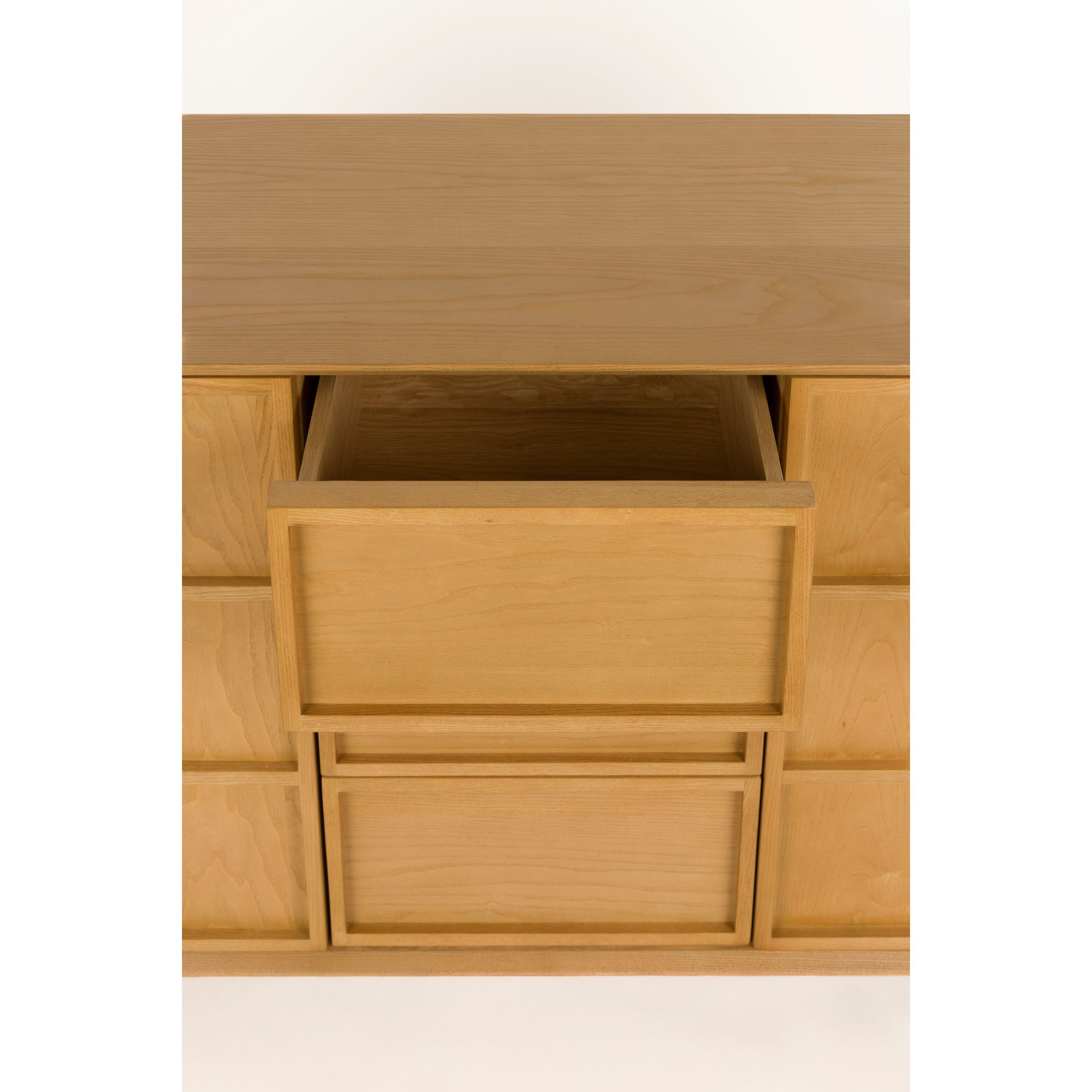Zuiver Raster Dressoir Hoog Naturel