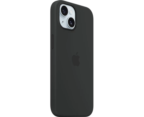 Apple iPhone 15 Silicone Case with MagSafe - Black