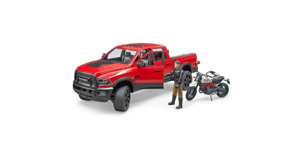 bruderDodge RAM Power wagen met accessoires Modelvoertuig  (02502)