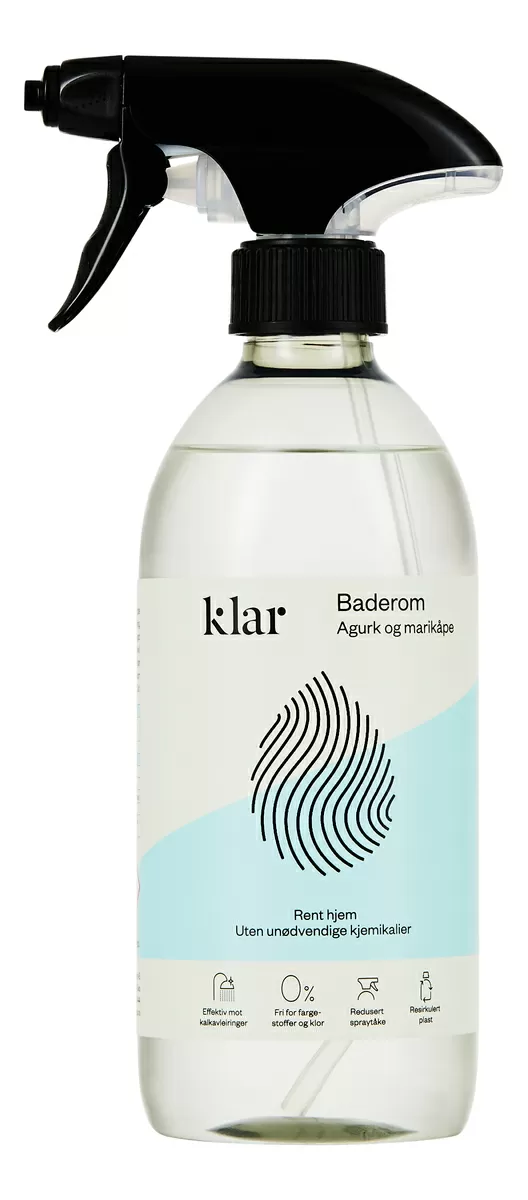 Klar Badeværelsesspray - 500 ml.