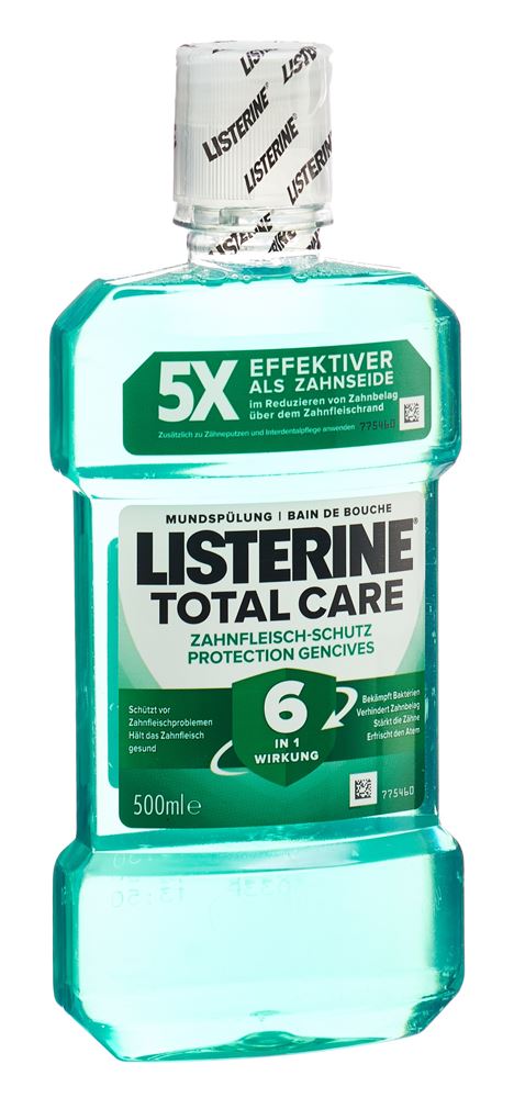 LISTERINE Total Care Mundspülung<br>500 ml, Flasche, flüssig, Zahnfleischschutz