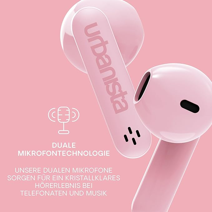 Austin Bluetooth 5.0 TWS In-Ear Kopfhörer Headset IPX4 mit Ladecase (1036004) - Blossom Pink