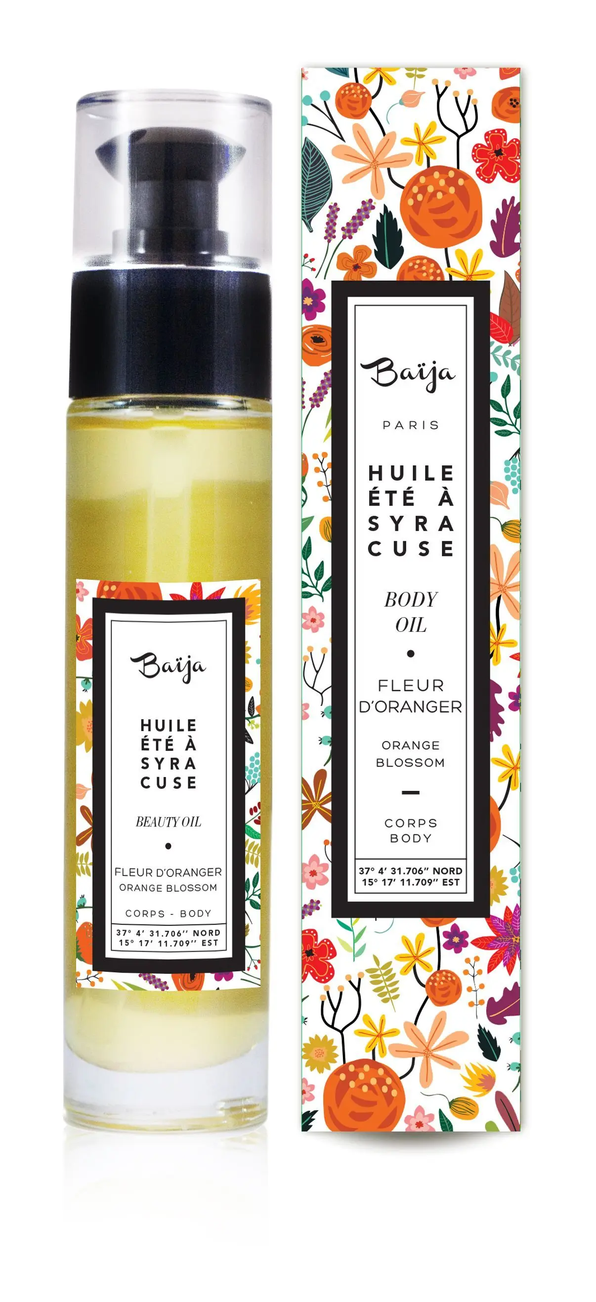Baïja - Eté à Syracuse - Fleur d'Oranger Huile Corps et Bain- Huile