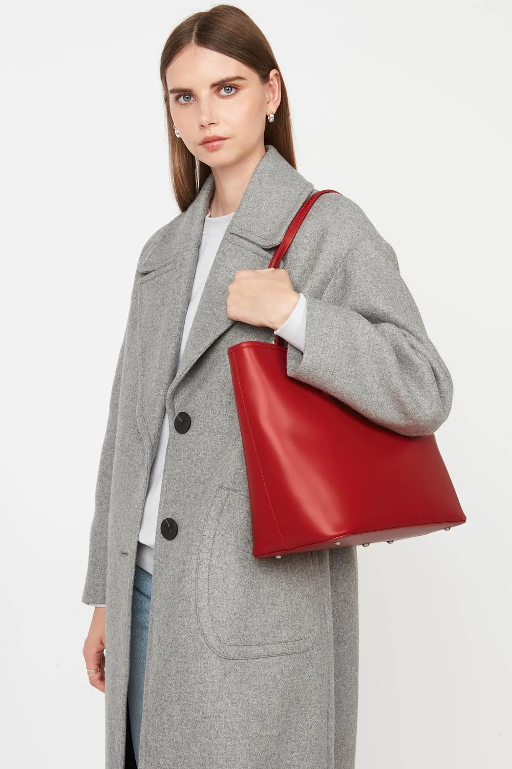 Smooth-Grand sac cabas épaule