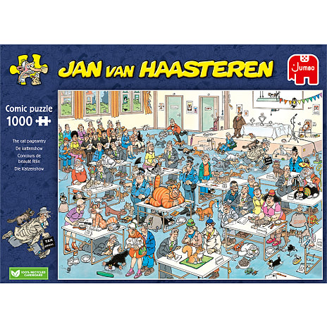 Katteudstilling puslespil - 1000 brikker