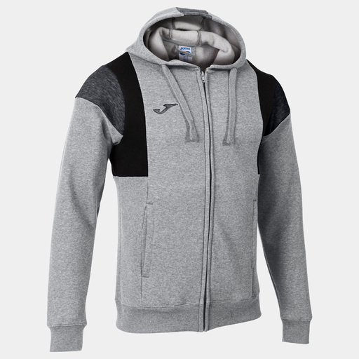 Jaqueta com capuz Joma Comfort III, cinza mesclado