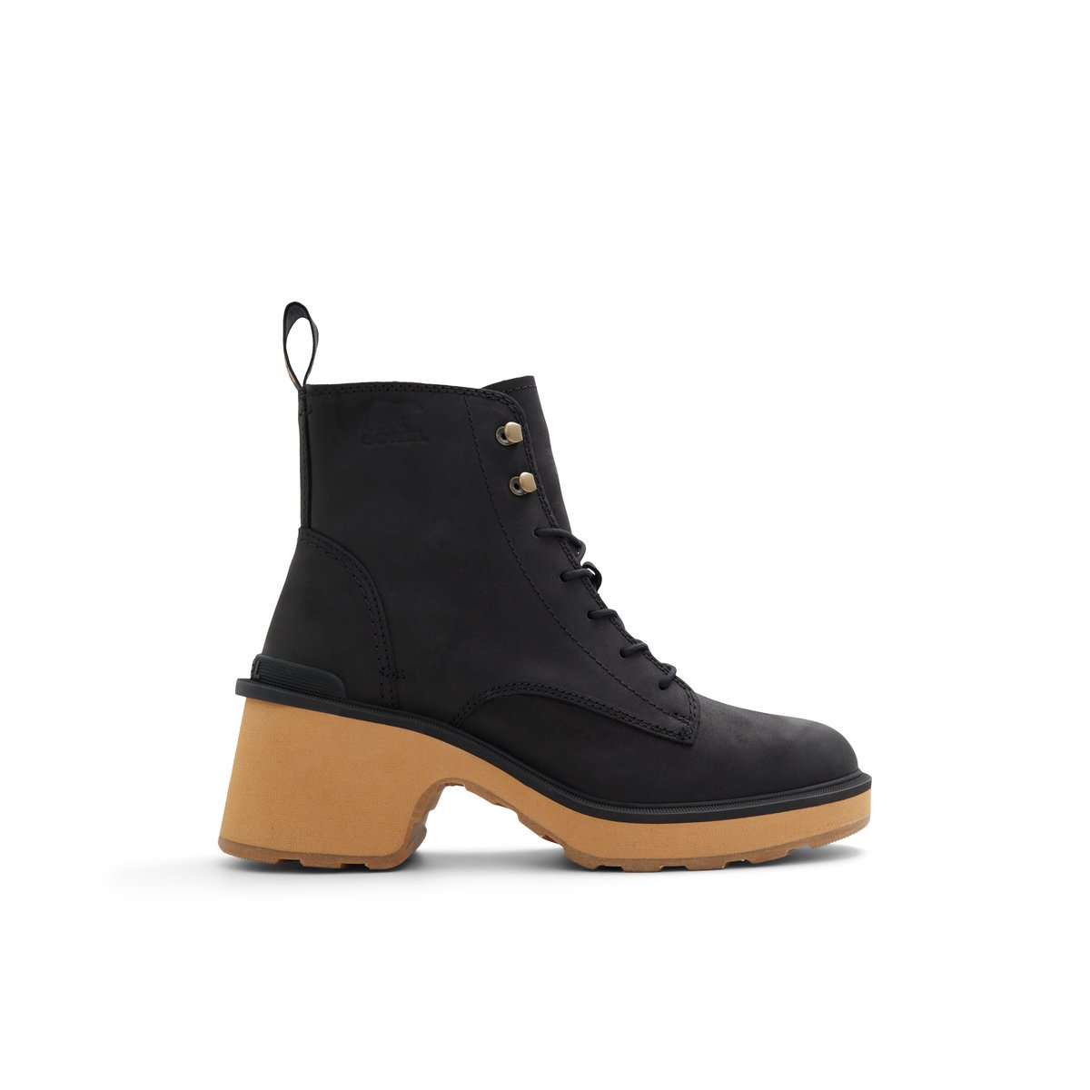 SOREL-Hi_line_heel-Bottillon - Semelle crantée - Noir