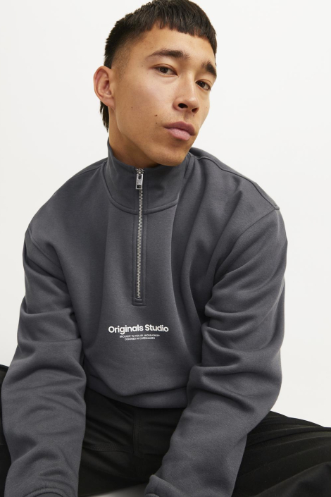 Jack & Jones grijze heren sweater