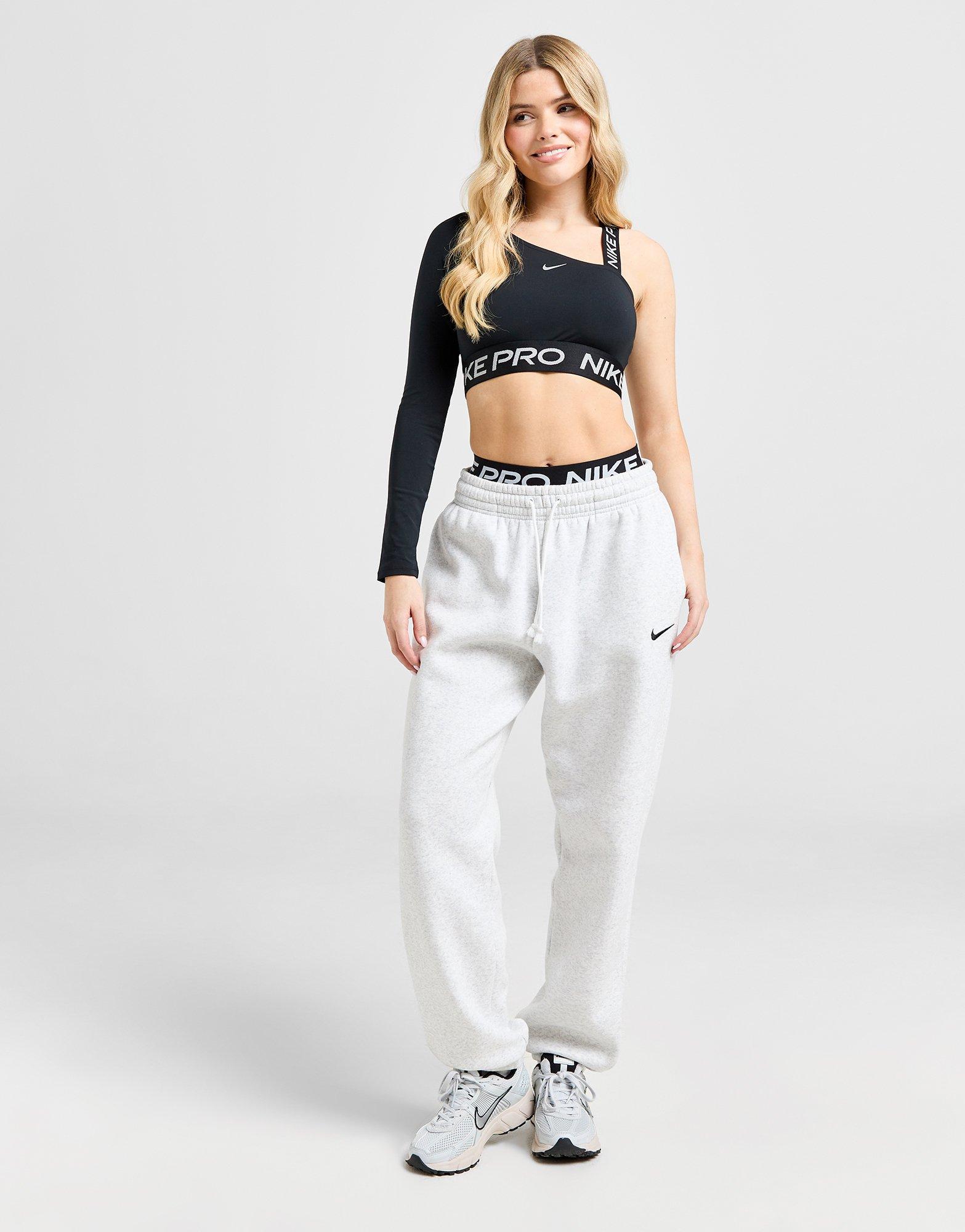Nike Training Pro Shine Asymmetrical Crop Top