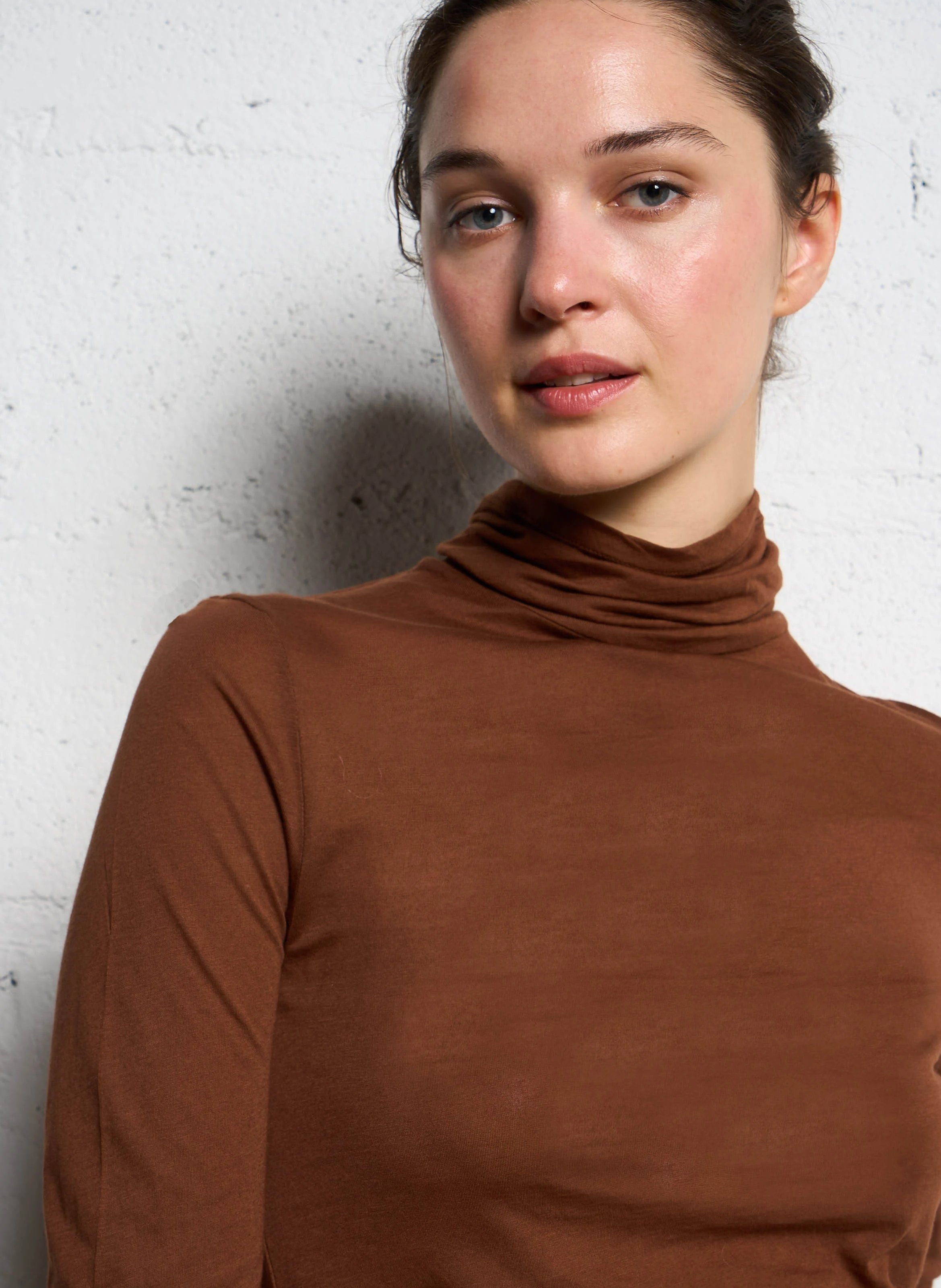 LOIC - Sous-pull en coton | Marron