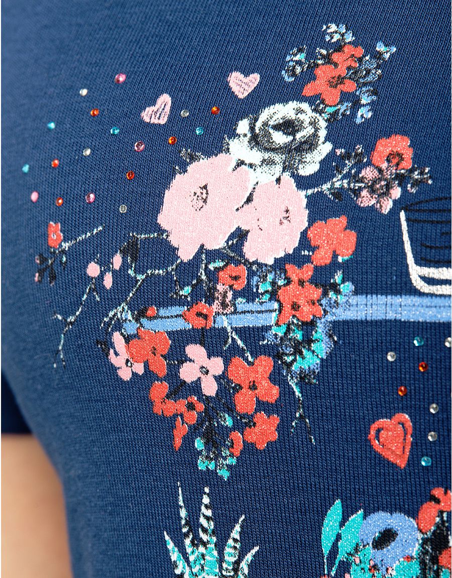 T-shirt marine coton BIO
