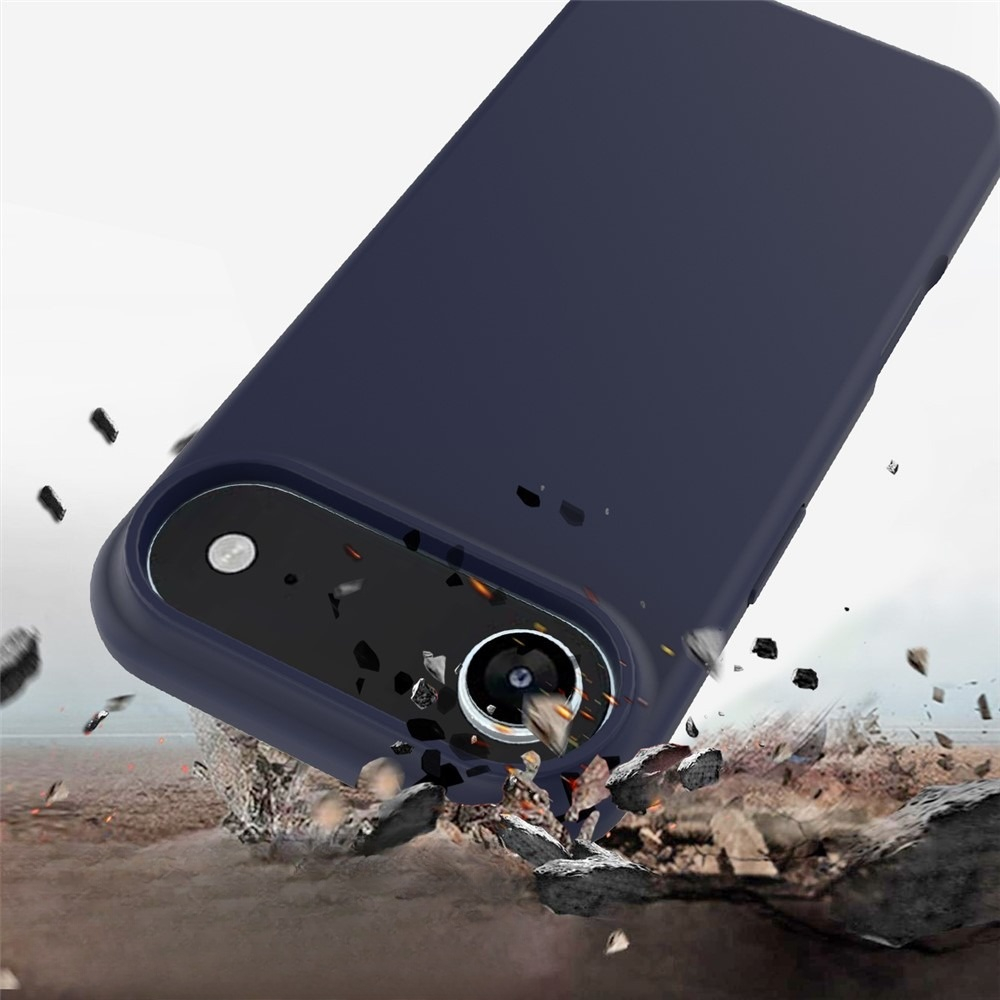 iPhone Air Silikon Case Hülle - Dunkelblau