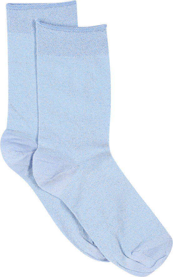 mpWoman Pernille glitter socks Blue moment