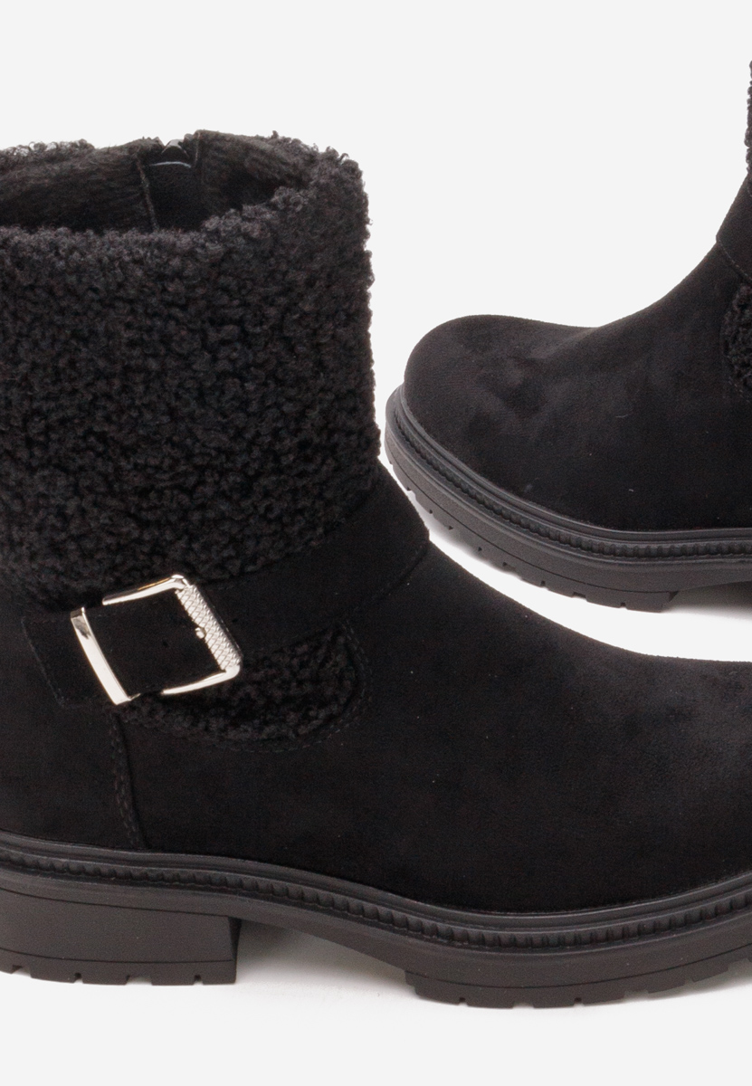 Bottines doublées femme noires Sherill V2