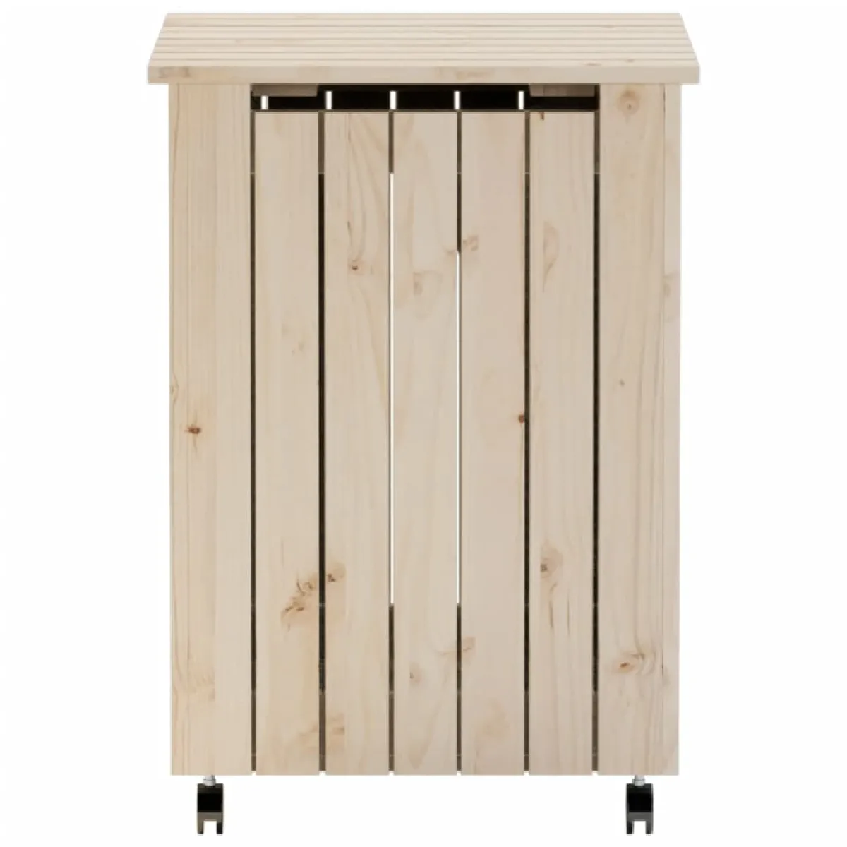 vidaXL RANA Panier à linge bois de pin