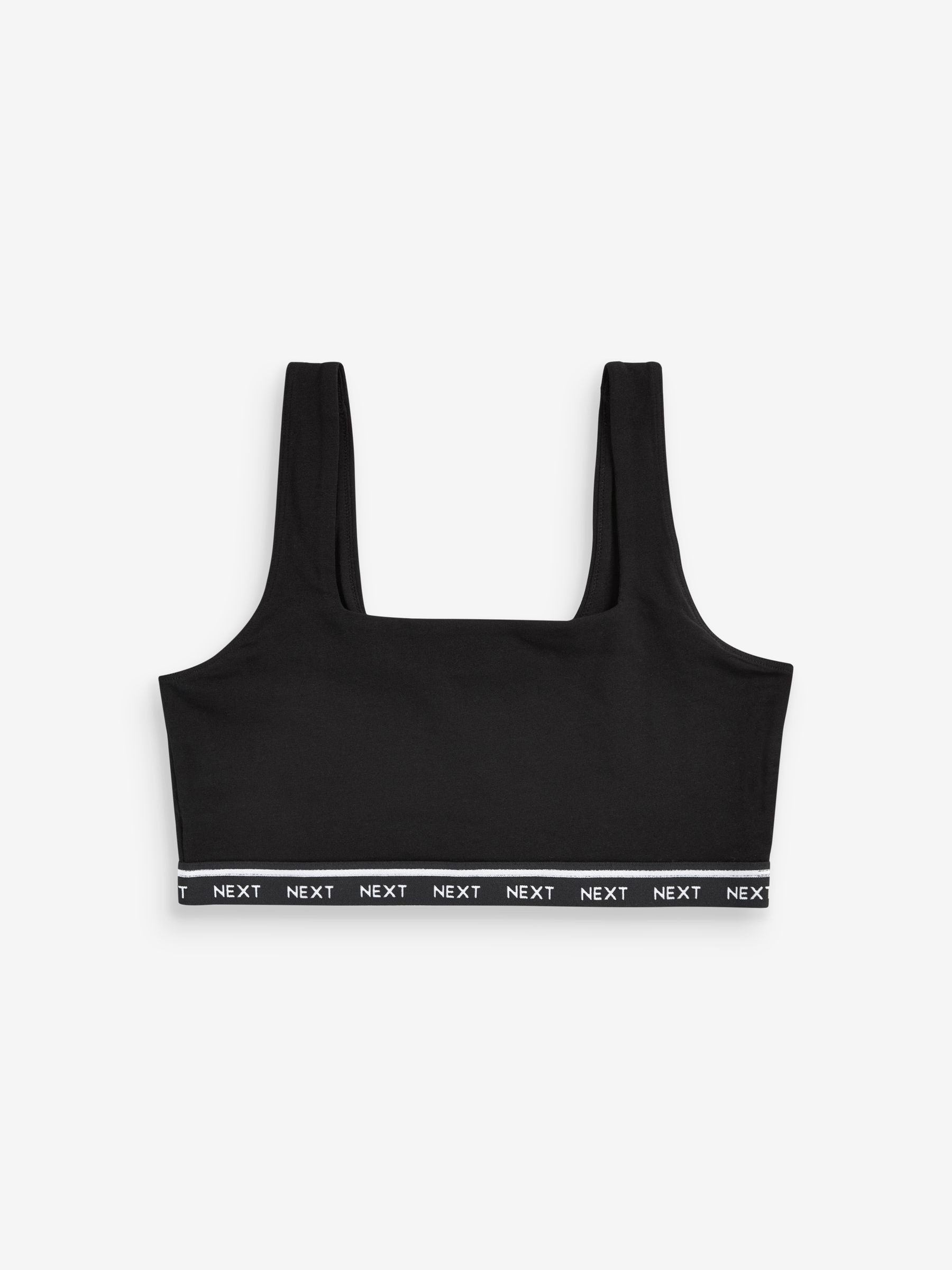 Zwart/crème/praline huidskleur - Gewatteerde cropped tops met ultiem comfort