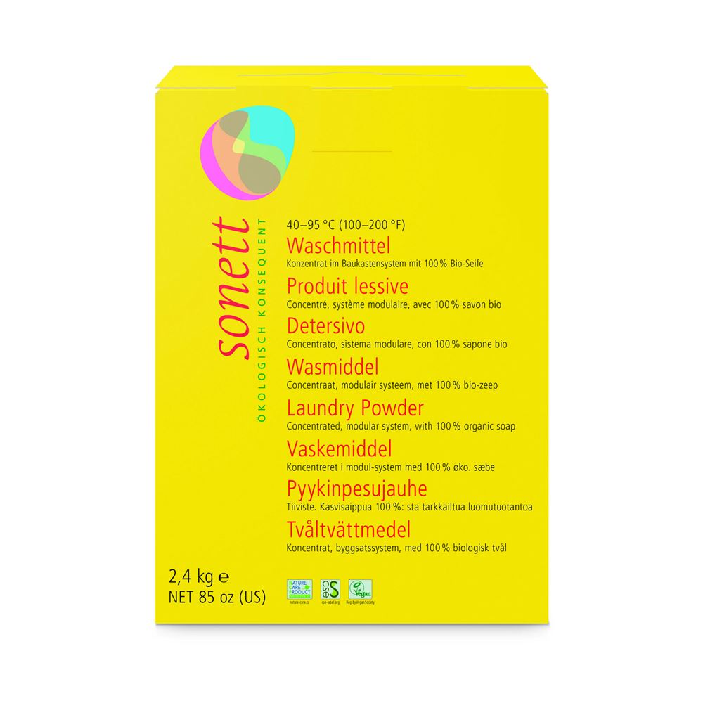 SONETT Waschmittel<br>2.4 kg, 40° 60° 95°C Pulver