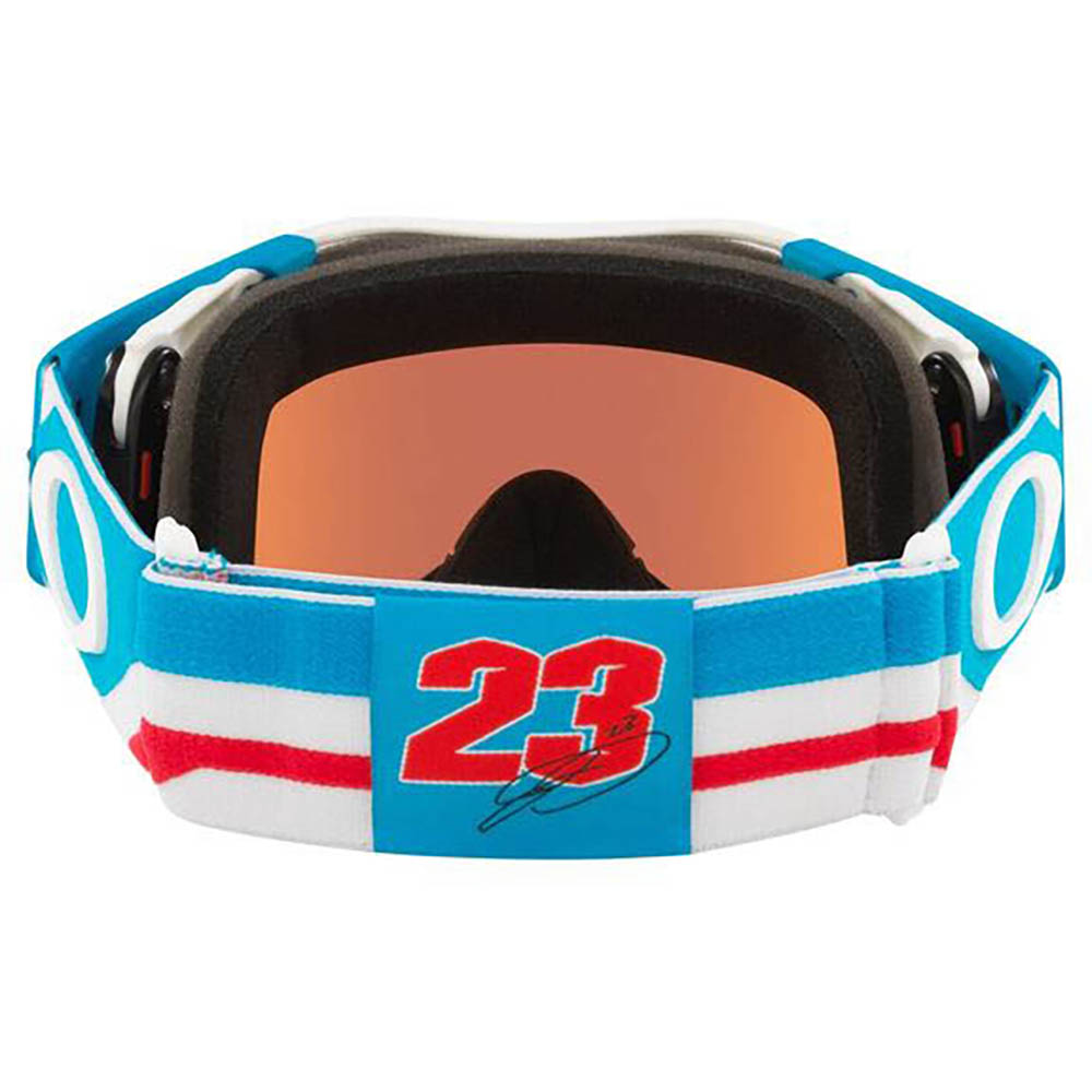 Oakley - Masque Airbrake MX Chaze Sexton Signature - Ecran Prizm iridium Bleu / Blanc