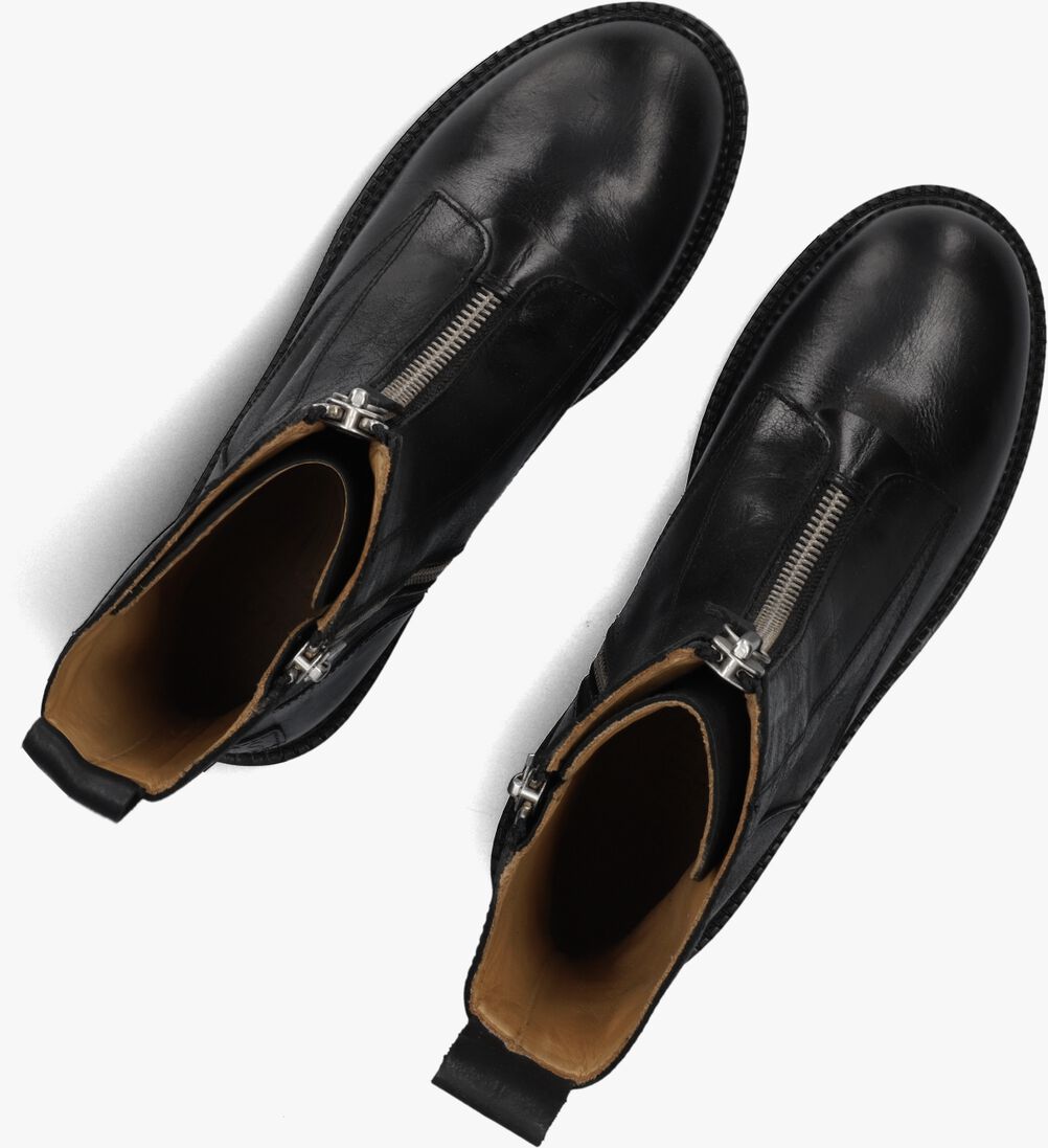 zwarte shabbies enkelboots tirza zipa