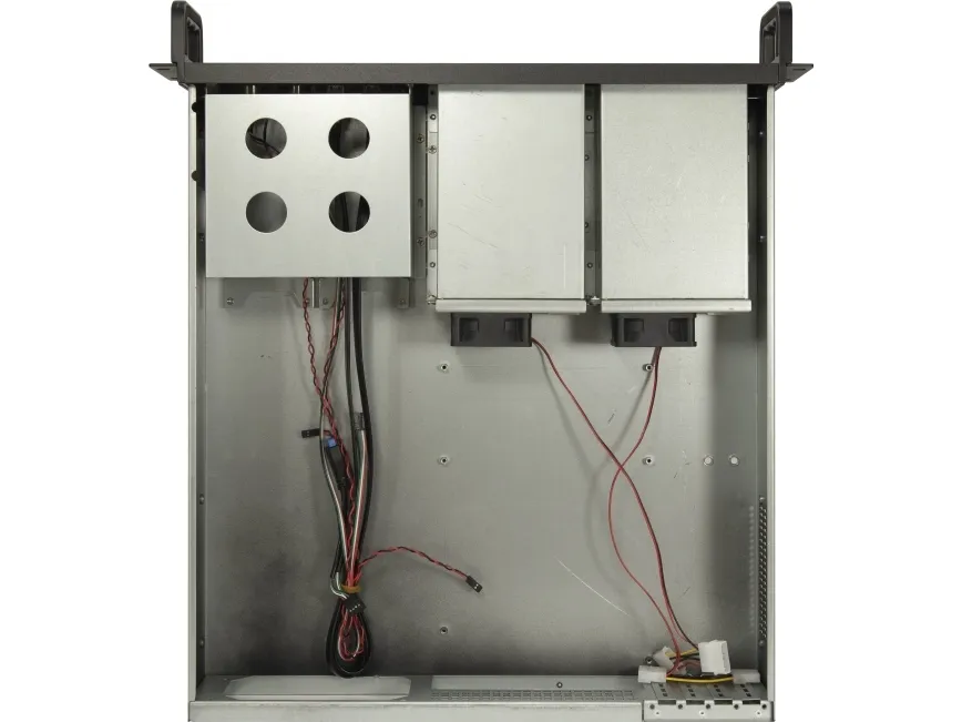 Inter-Tech IPC 2U-2504 - Rack-monterbar - micro ATX - SATA - hot-swap - ingen strømforsyning (ATX) - USB