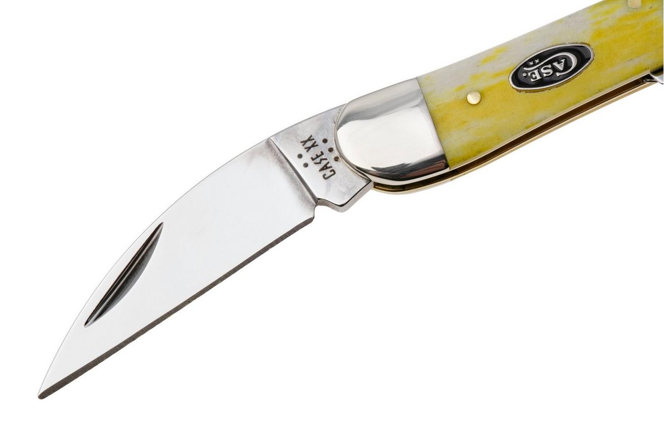 Case Seahorse Whittler, Smooth Yellow Bone 20028, 6355WH SS zakmes