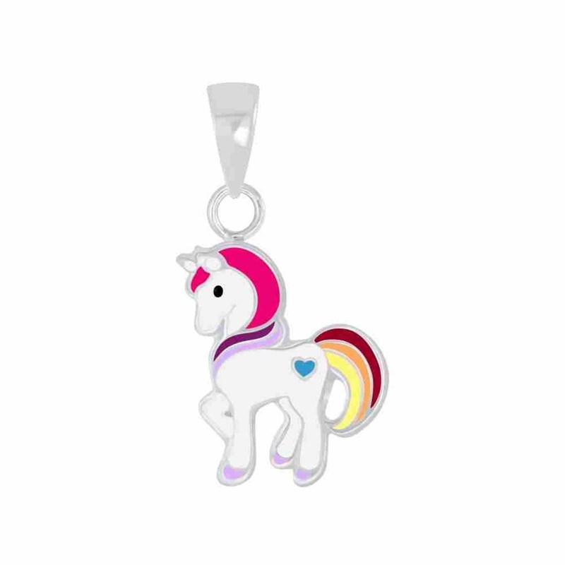 Collier cheval en argent 925/1000