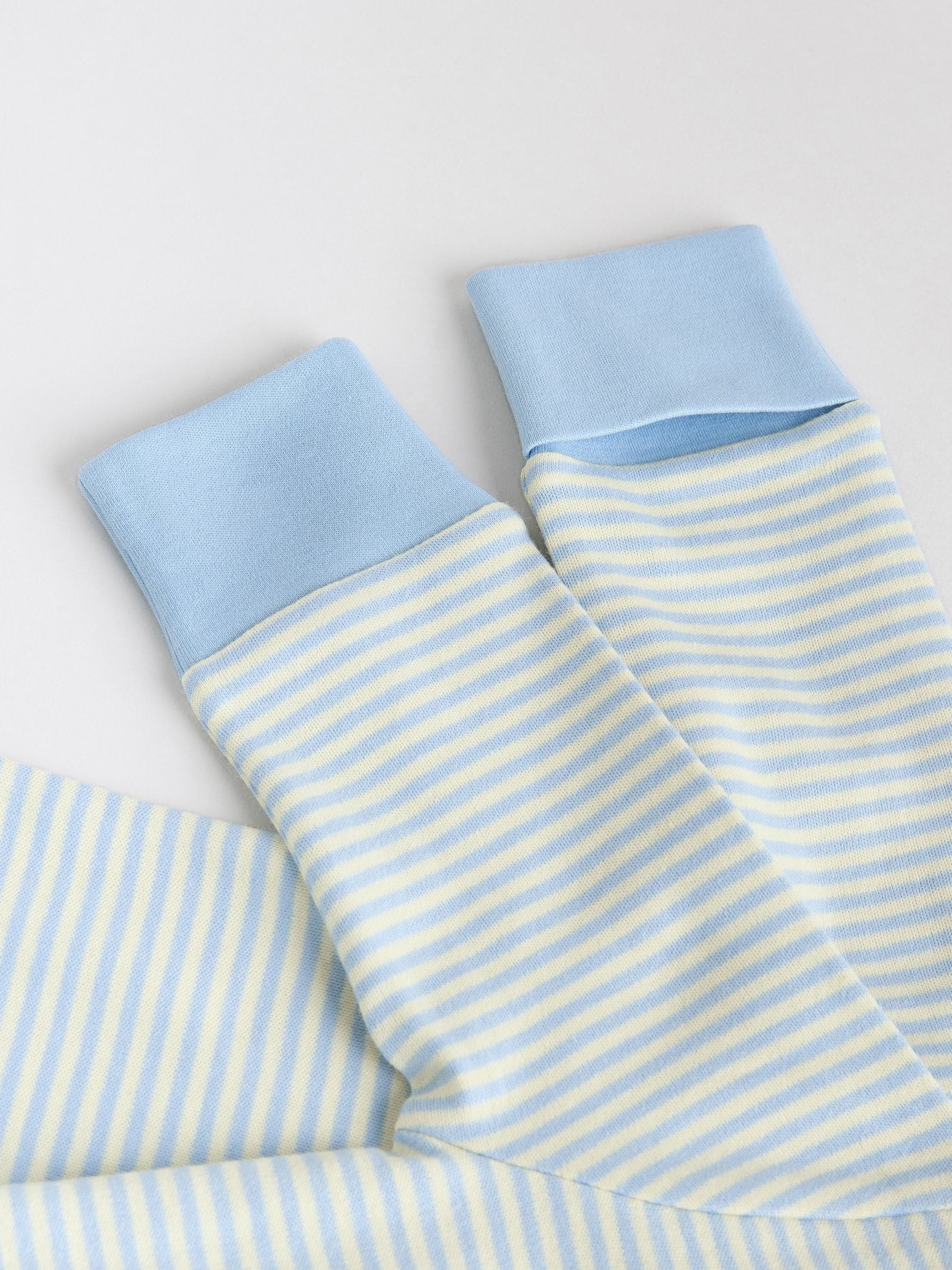 Blauw - Set van 3 babypyjama's (0-3jr)