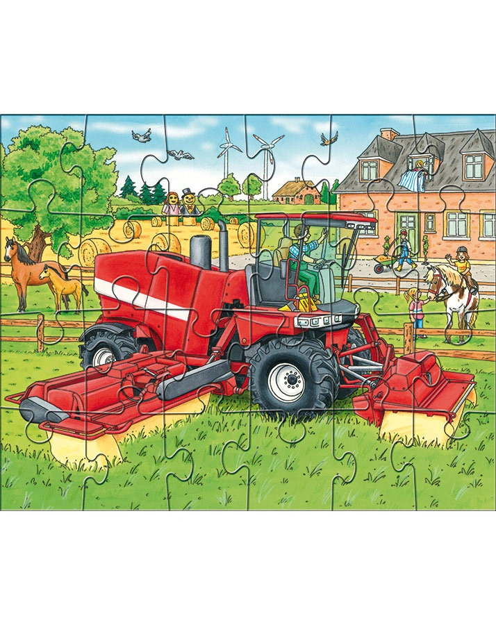 3 Puzzle –  Traktor & Co. 3X24-teilig