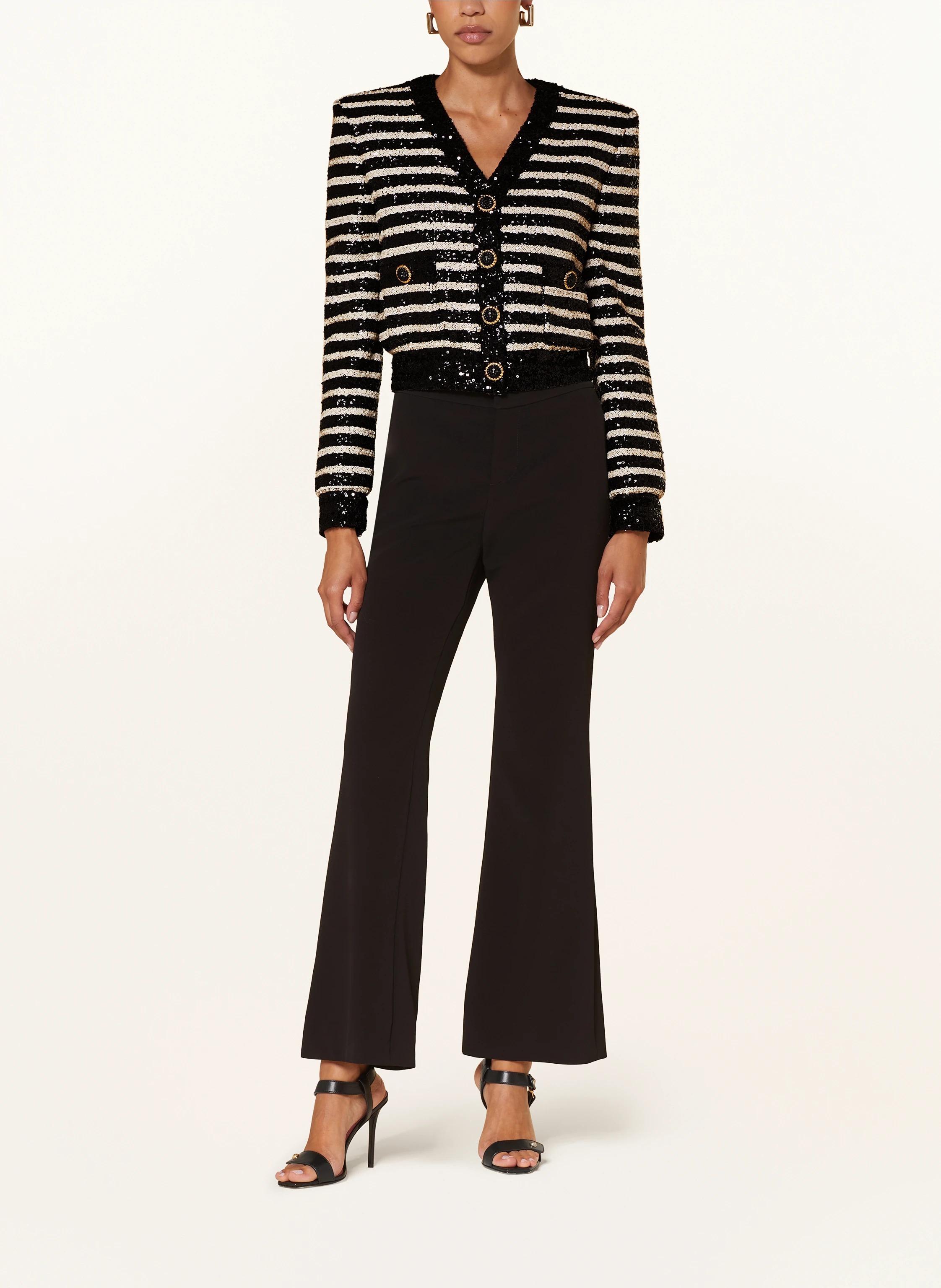 BALMAIN Kastenjacke mit Pailletten