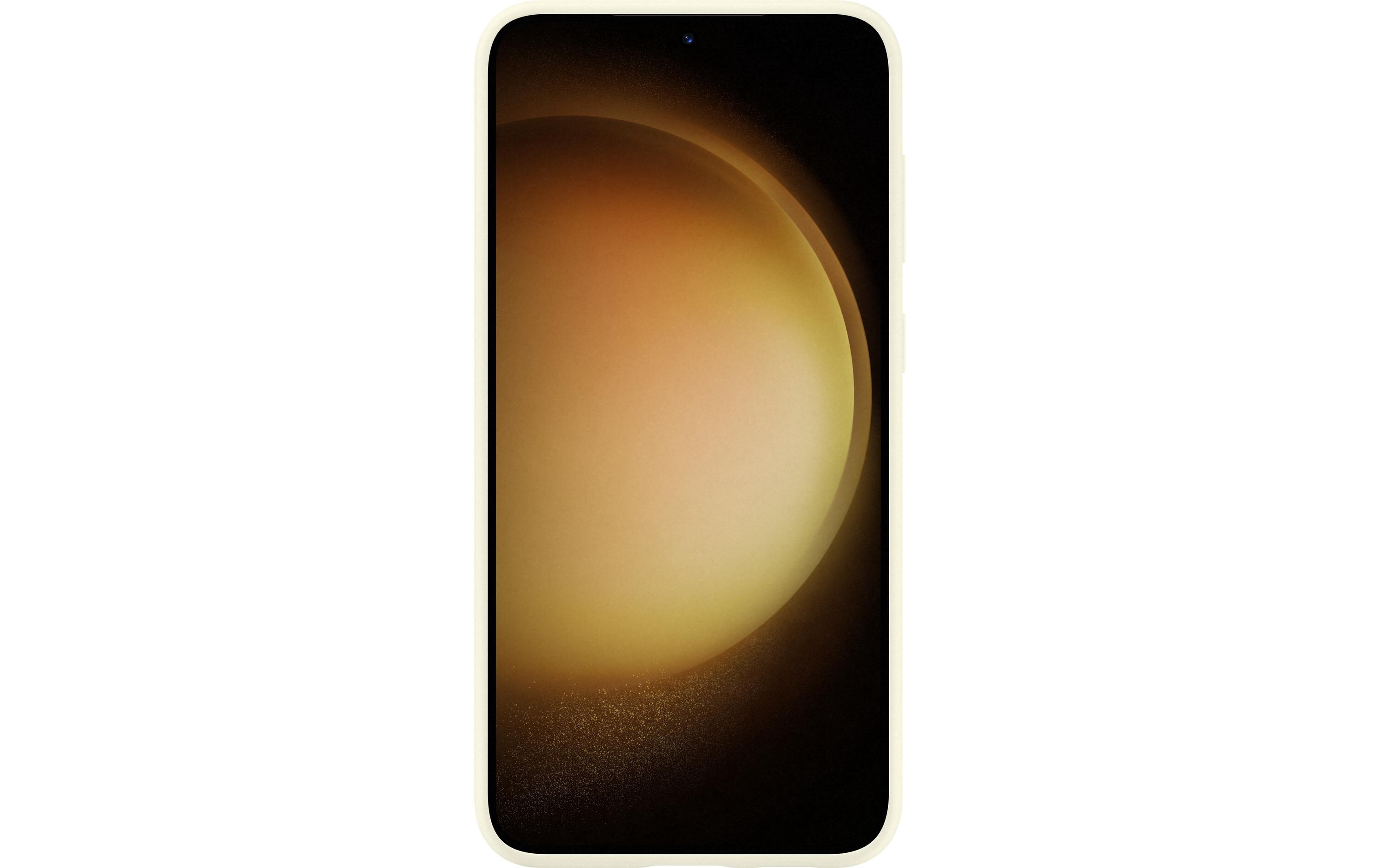 Back Cover Silicone Galaxy S23+ CremeSchutzhülle für das Samsung Galaxy S23+