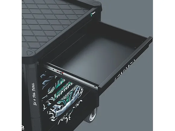 Wera 05150130001, Plast, Sort, 7 skuffe(r), 250 kg, 785 mm, 518 mm