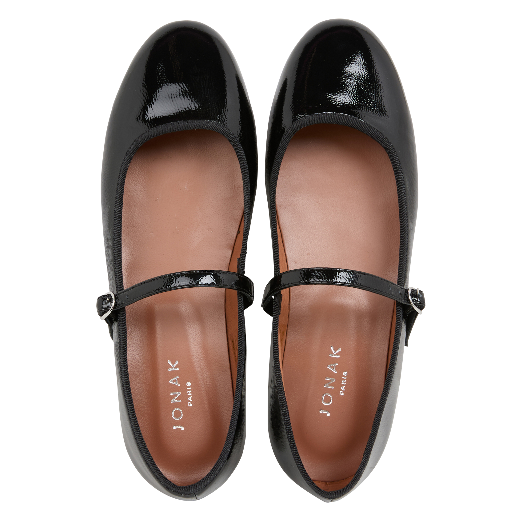 DOUCEUR - Ballerines en cuir | Noir