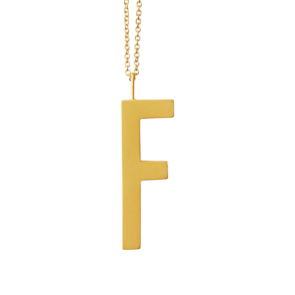 Design Letters  Design Letters Archetypes vedhæng, forgyldt - 30 mm.