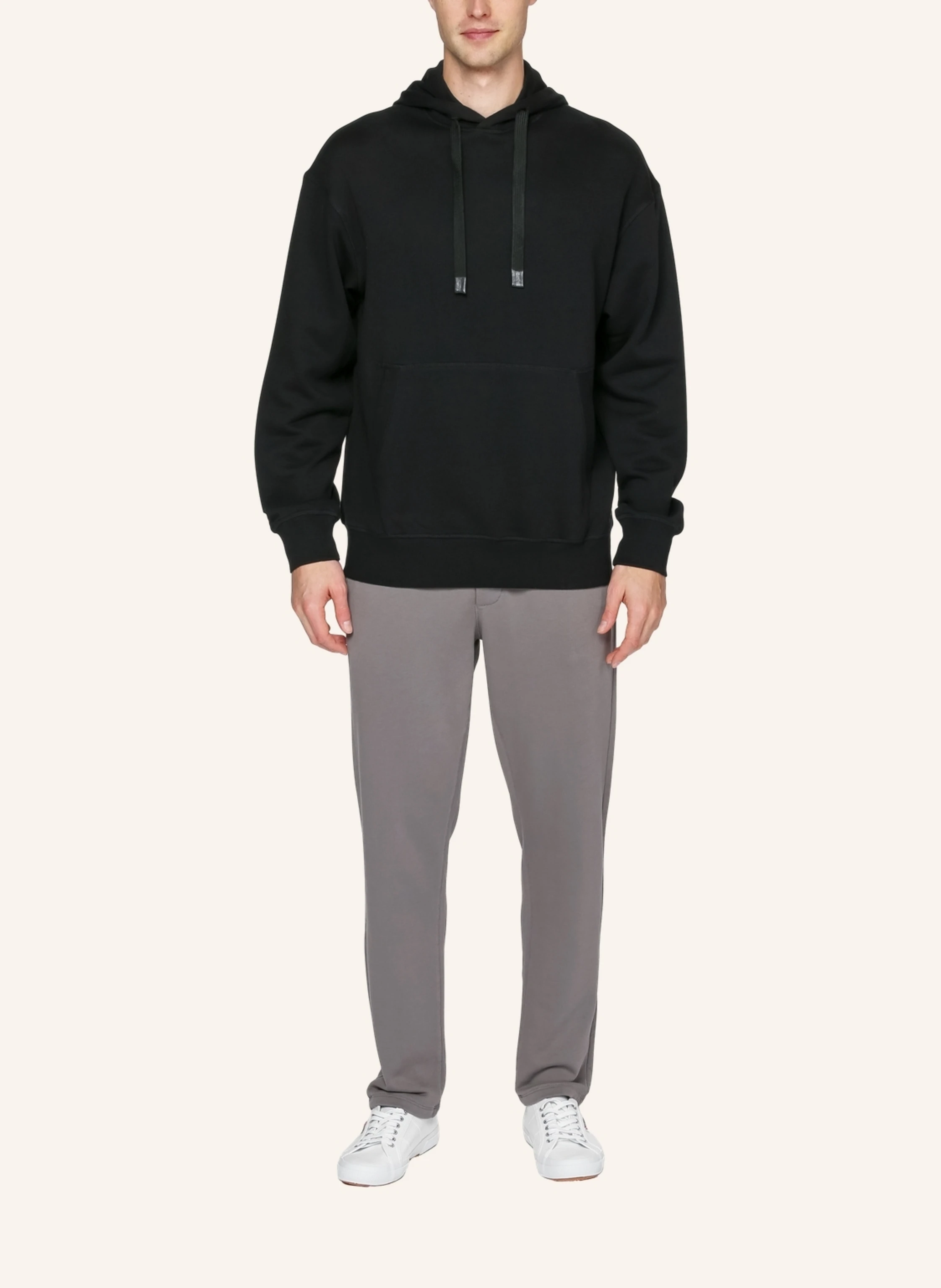 TRUSTED HANDWORK Oversized Hoodie 1/1-Sleeve Sweatshirt
