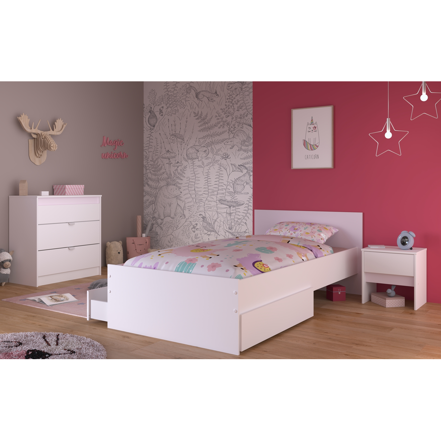 Parisot Kinderzimmer Set 4-tlg Pirouette 26  Weiß Weiß