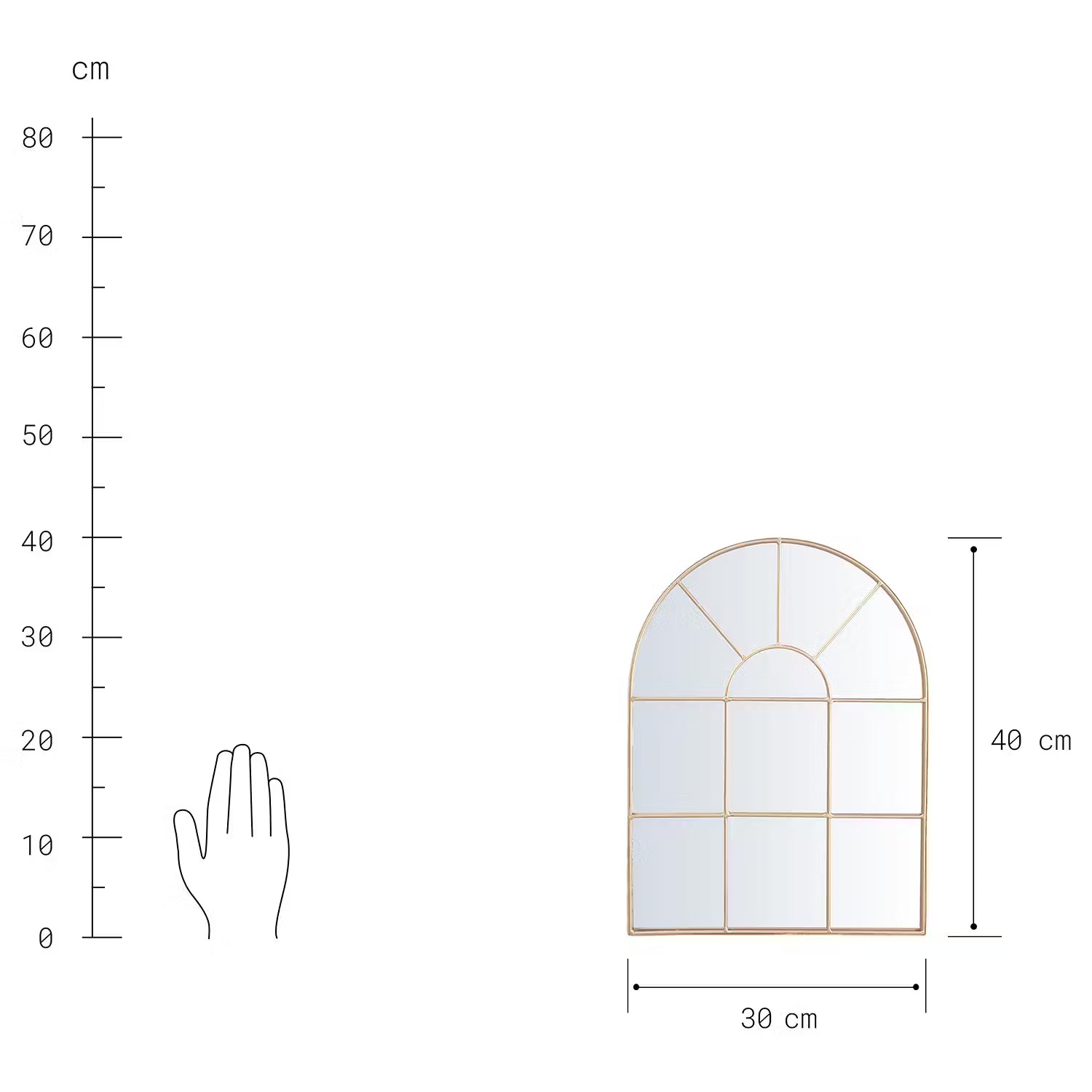 FINESTRA Fensterspiegel 6er-Set
