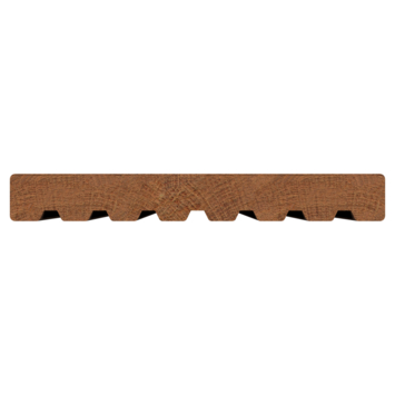 Vlonderplank Hardhout glad ca. 1,8x14,5 cm, lengte ca. 180 cm