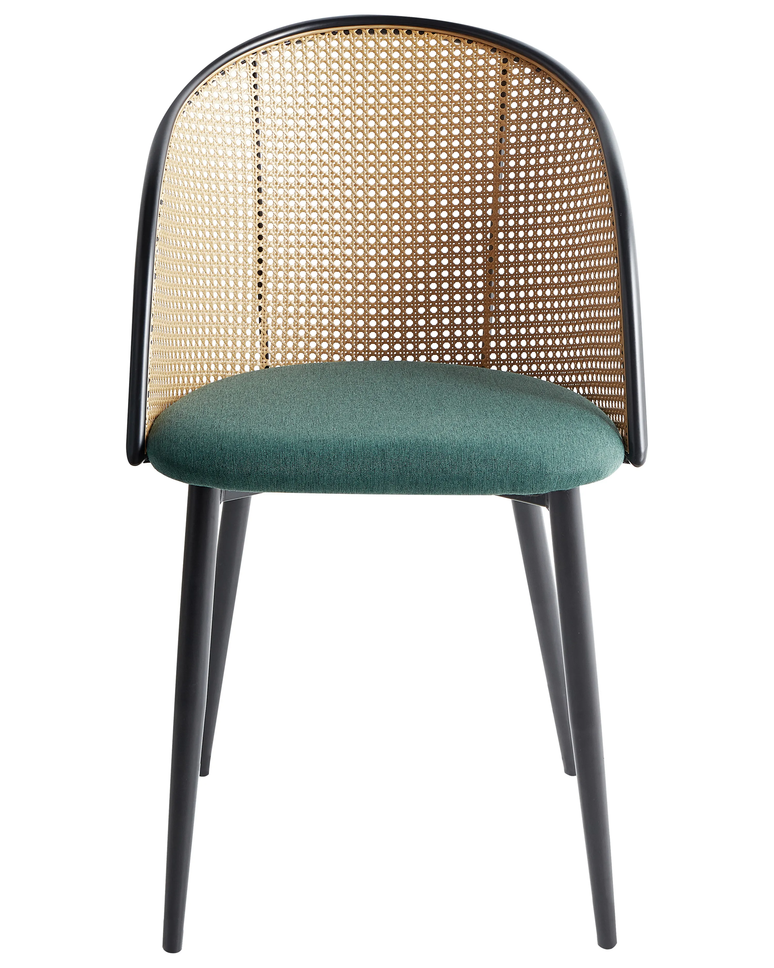 Set van 2 eetkamerstoelen CORNELL Metaal Groen