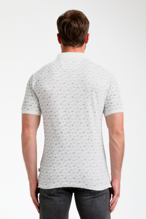 Gabbiano ecru heren polo