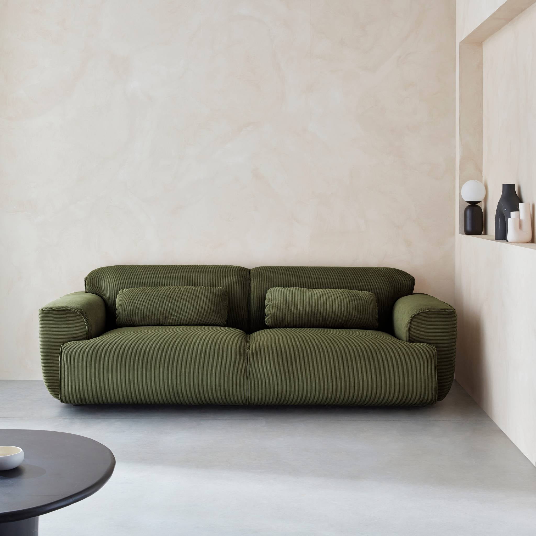 sweeek - 3-zitsbank met corduroy bekleding