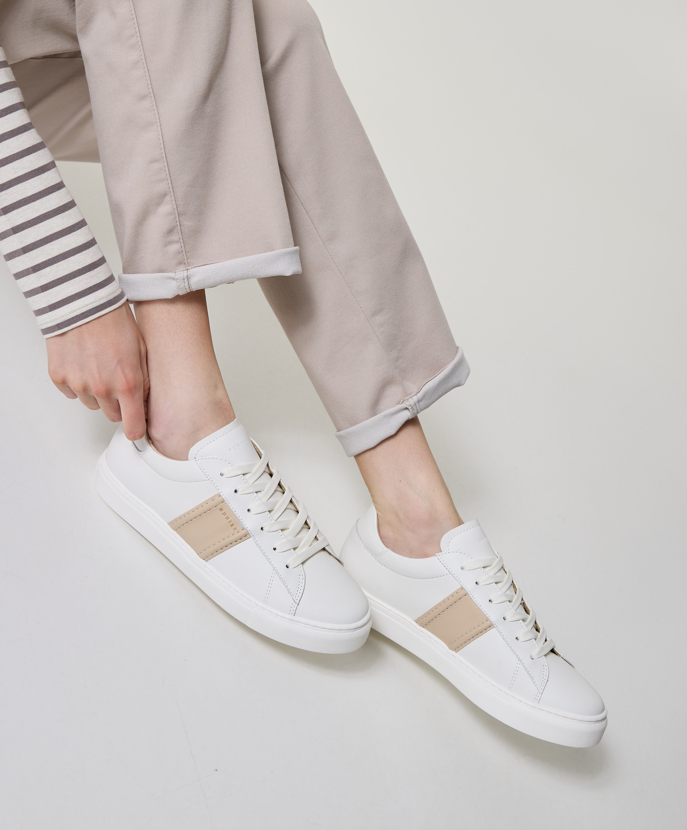 Nubikk Jolien Morris dames sneakers ecru