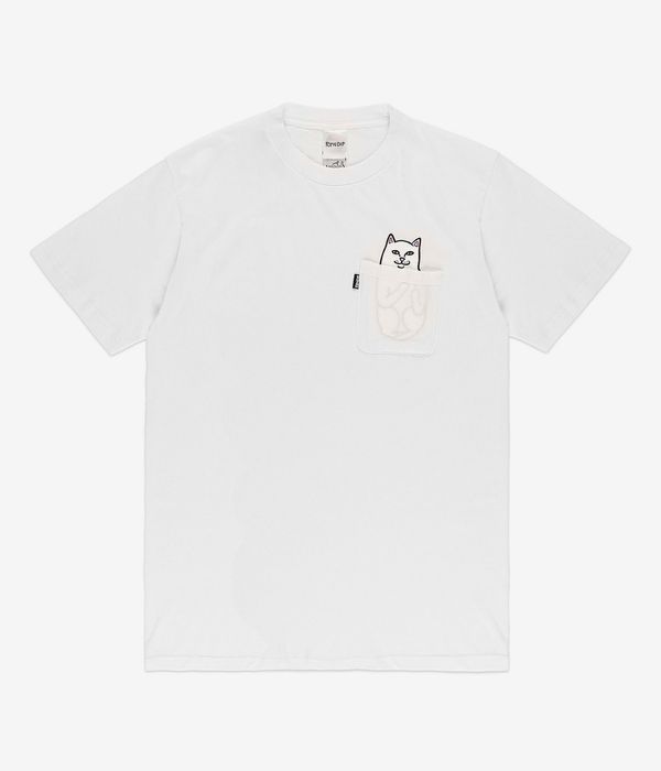 RIPNDIP Lord Nermal Pocket T-Shirt (white)