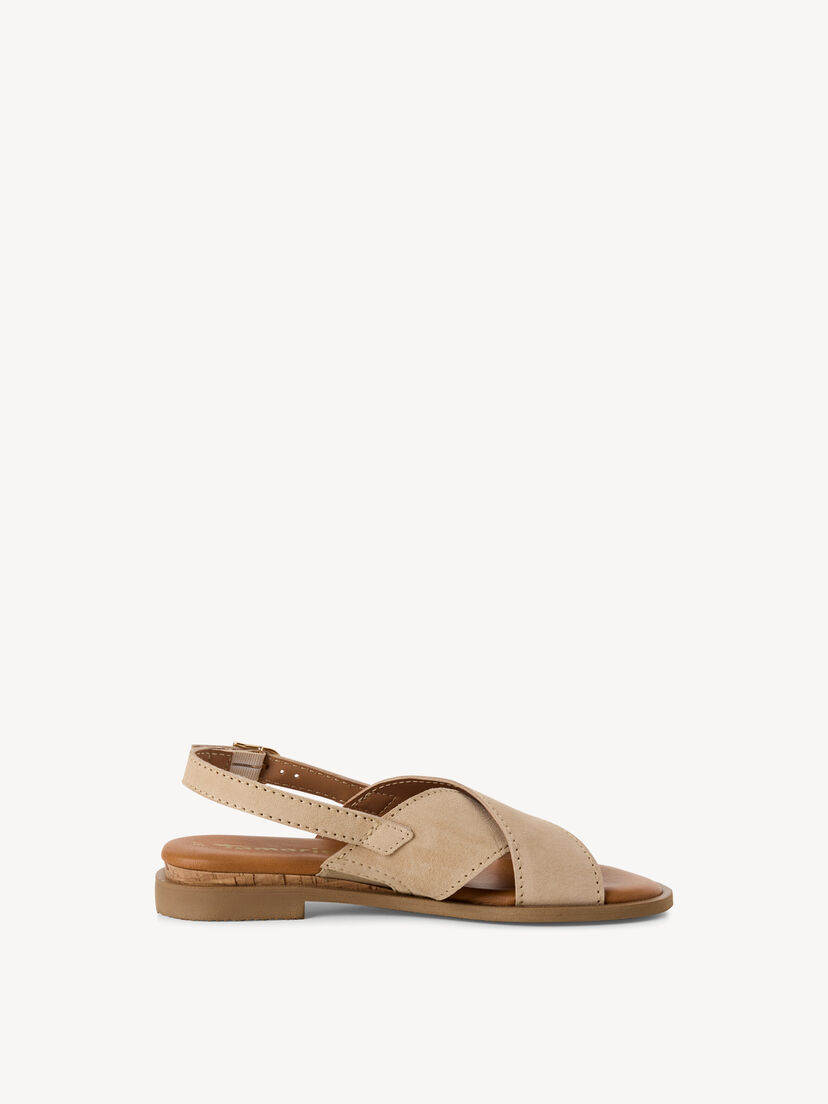 Leren Sandaal - beige