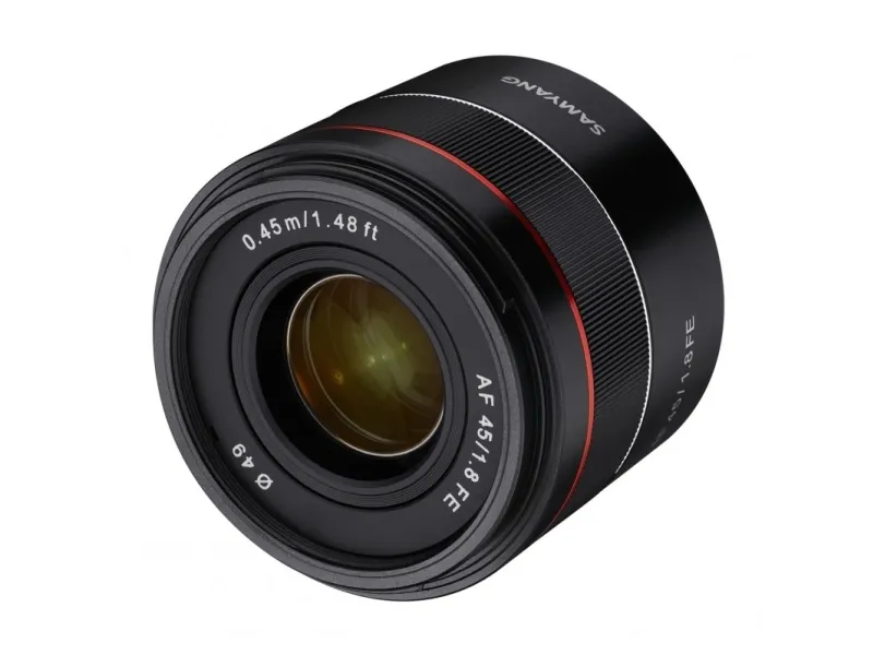 Samyang AF - Objektiv - 45 mm - f/1.8 FE - Sony E-mount - for Sony Cinema Line; a VLOGCAM; a1; a1 II; a6700; a7 IV; a7C; a7C II; a7CR; a7R V; a9 III