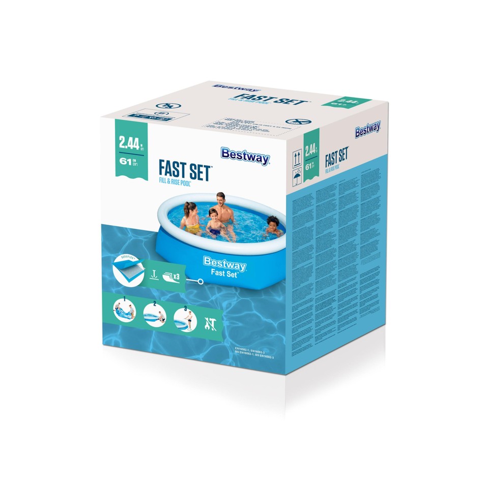 Bestway - Fast Set Pool 2.44m x 61cm (1,880 L) (57448)