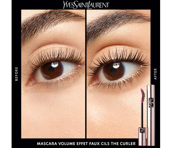 Yves Saint Laurent The Curler Mascara Volume Effet Faux CilsNoir Ombré