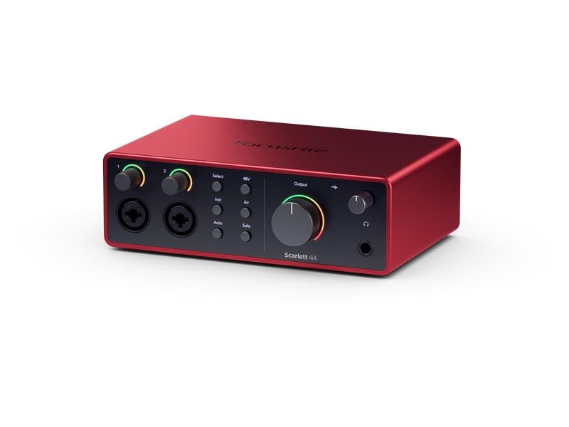 Focusrite Audio Interface Scarlett 4i4 – 4th Generation Audio-Interface für Musiker, überarbeitet für all Ihre Instrumente