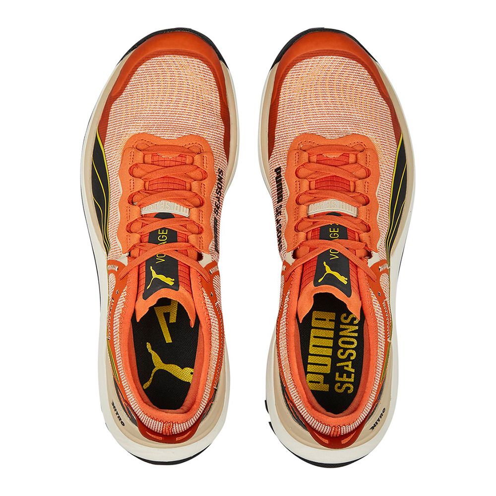Puma VOYAGE NITRO 2 - Chaussures Trail Homme chili powder/puma black/fresh pear