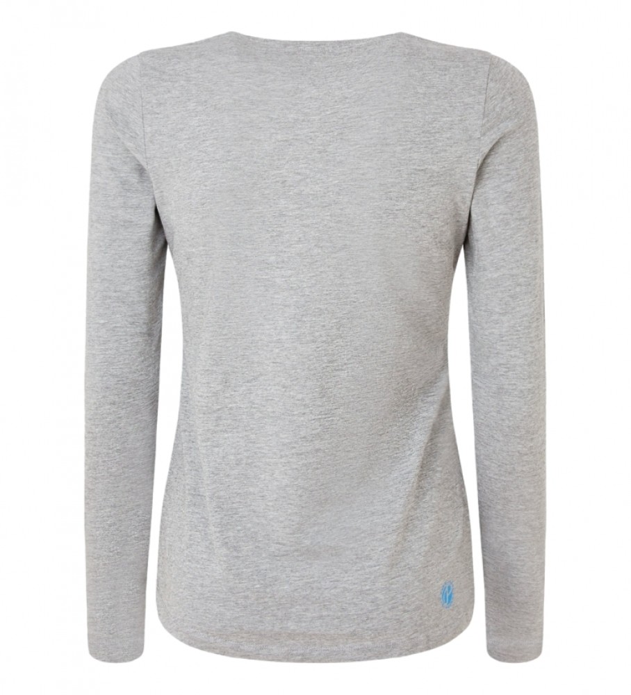 Camiseta Pepe Jeans Nova Virginia Ls N Cinza