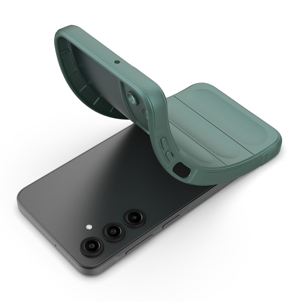 Samsung Galaxy A56 Outdoor Gummi Schutzhülle Anti-Drop - Grün